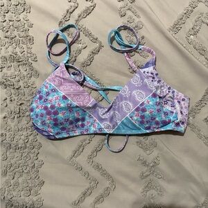 Xhilaration Multicolor Bikini Top